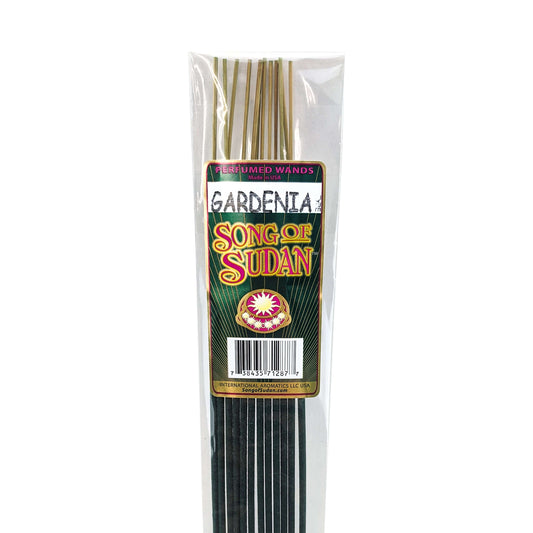 Song Of Sudan Handmade 11" Incense Sticks - Gardenia Type Scent - 12 Sticks