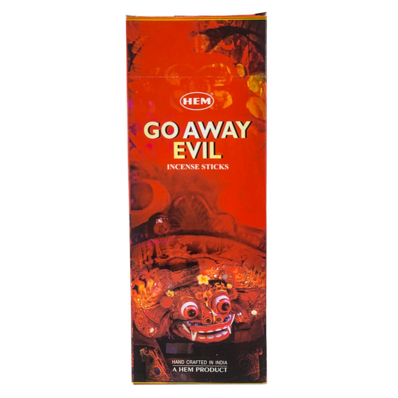 HEM Incense Sticks 20-Stick Hex Packs, Go Away Evil Scent