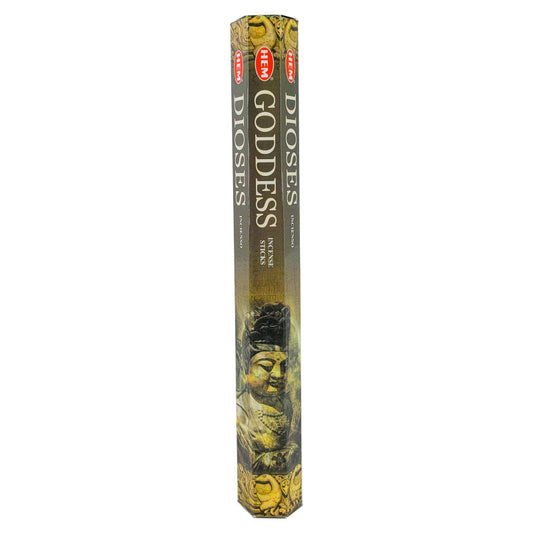 HEM Incense Sticks 20-Stick Hex Packs, Goddess Scent