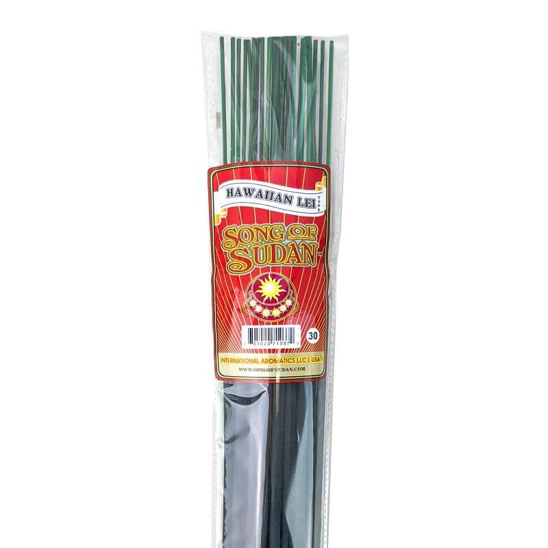 Hawaiian Lei Type Scent, Song Of Sudan 19" Jumbo Incense
