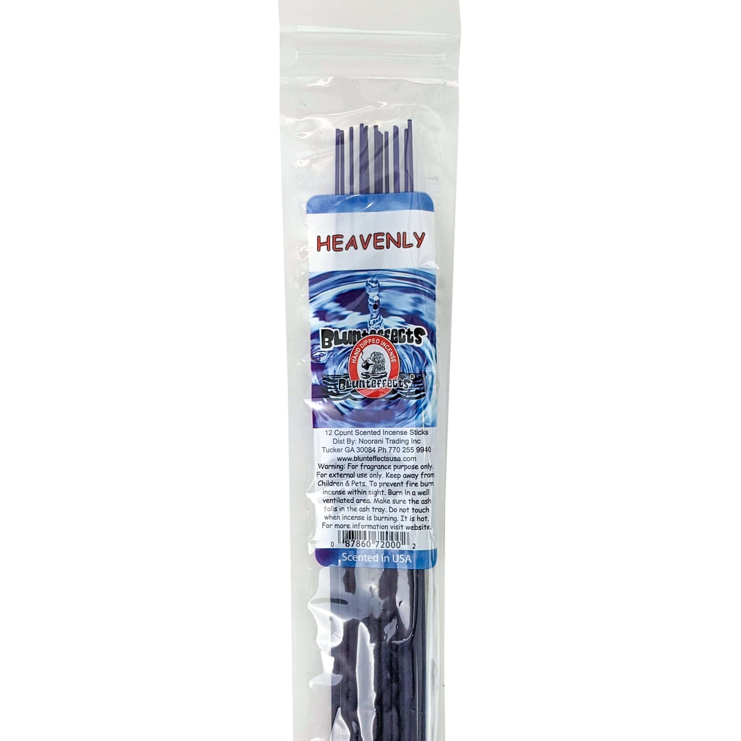 10.5" BluntEffects Incense Fragrance Wands, 12-Pack Heavenly Scent
