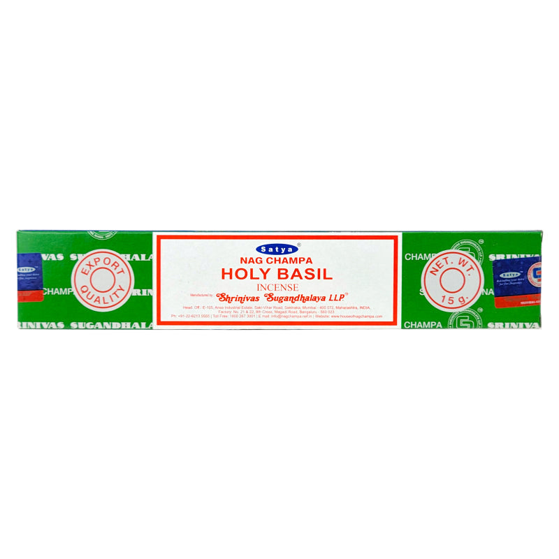 Satya Holy Basil Scent Incense Sticks 15g Pack