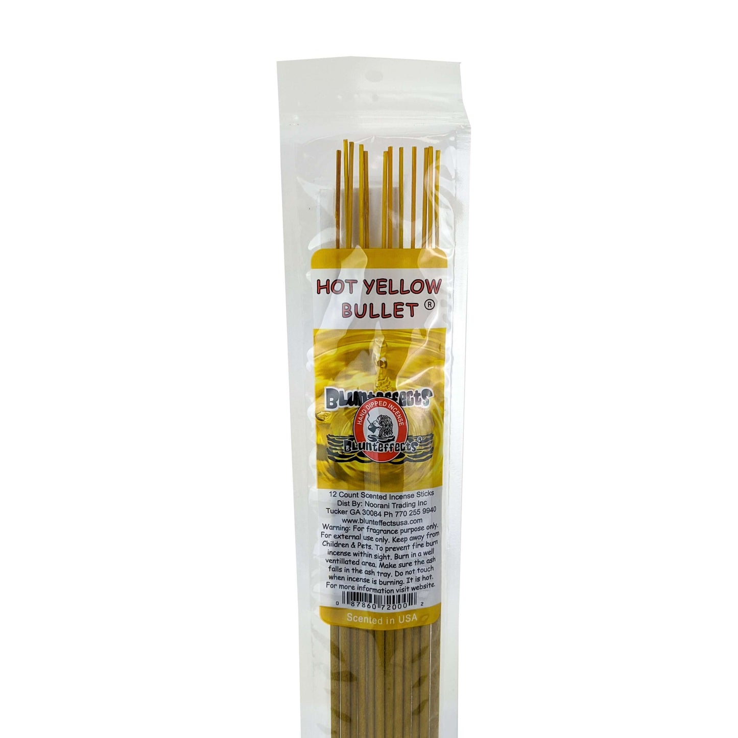 Blunteffects Incense Hot Yellow Bullet 1
