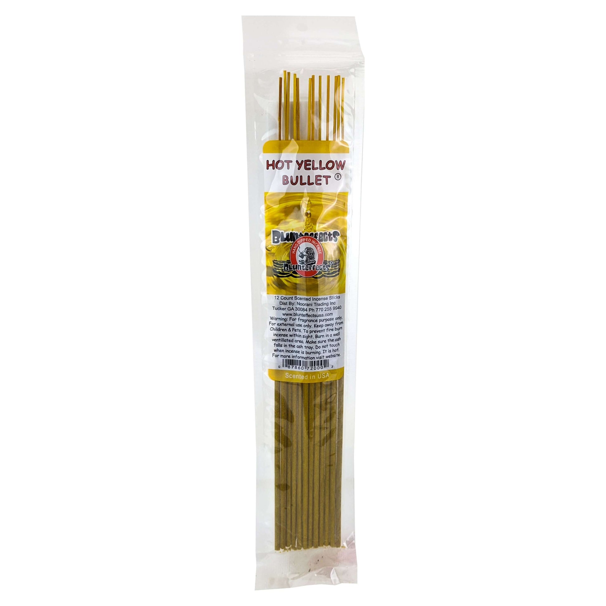 Blunteffects Incense Hot Yellow Bullet 2