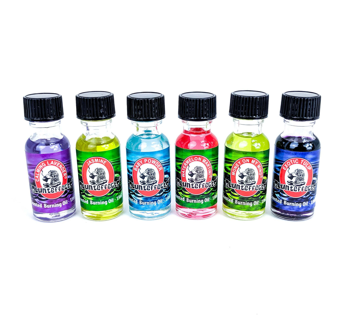4-Pack Assorted BluntEffects Burning Oils
