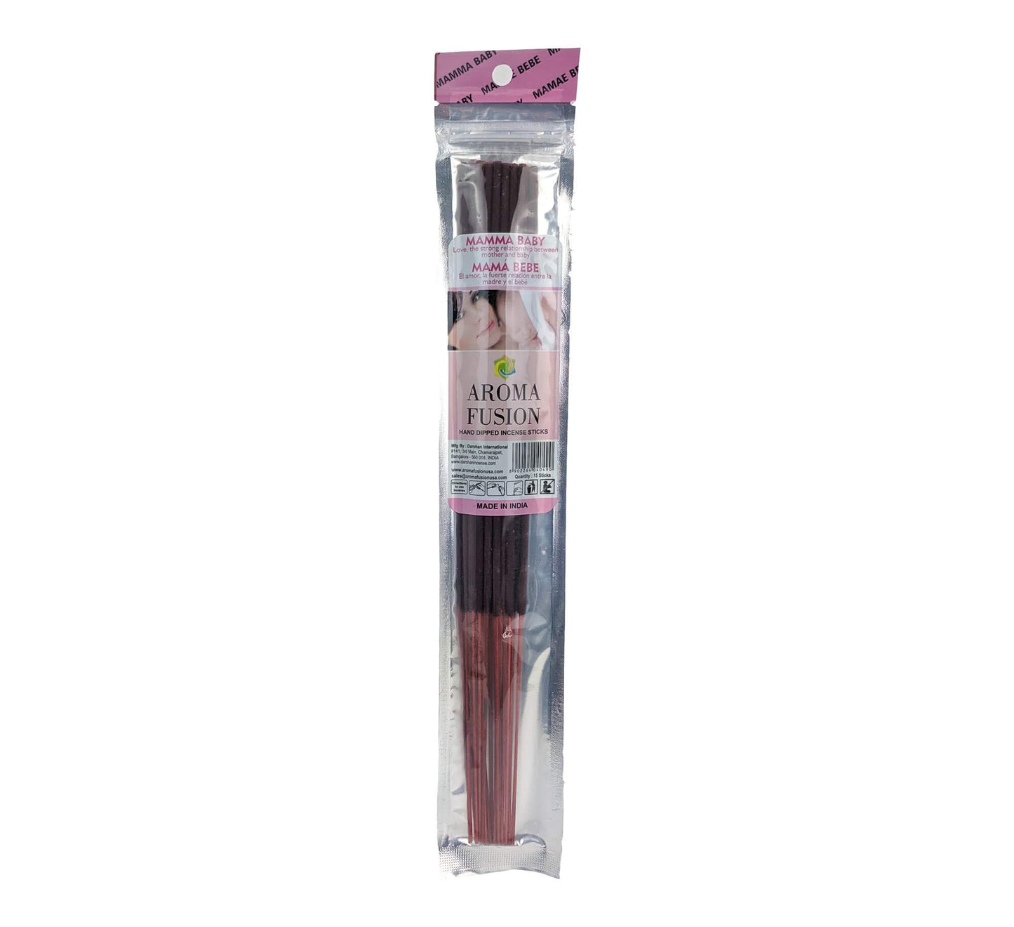 Aroma Fusion 11" Incense Sticks - Mamma Baby Scent