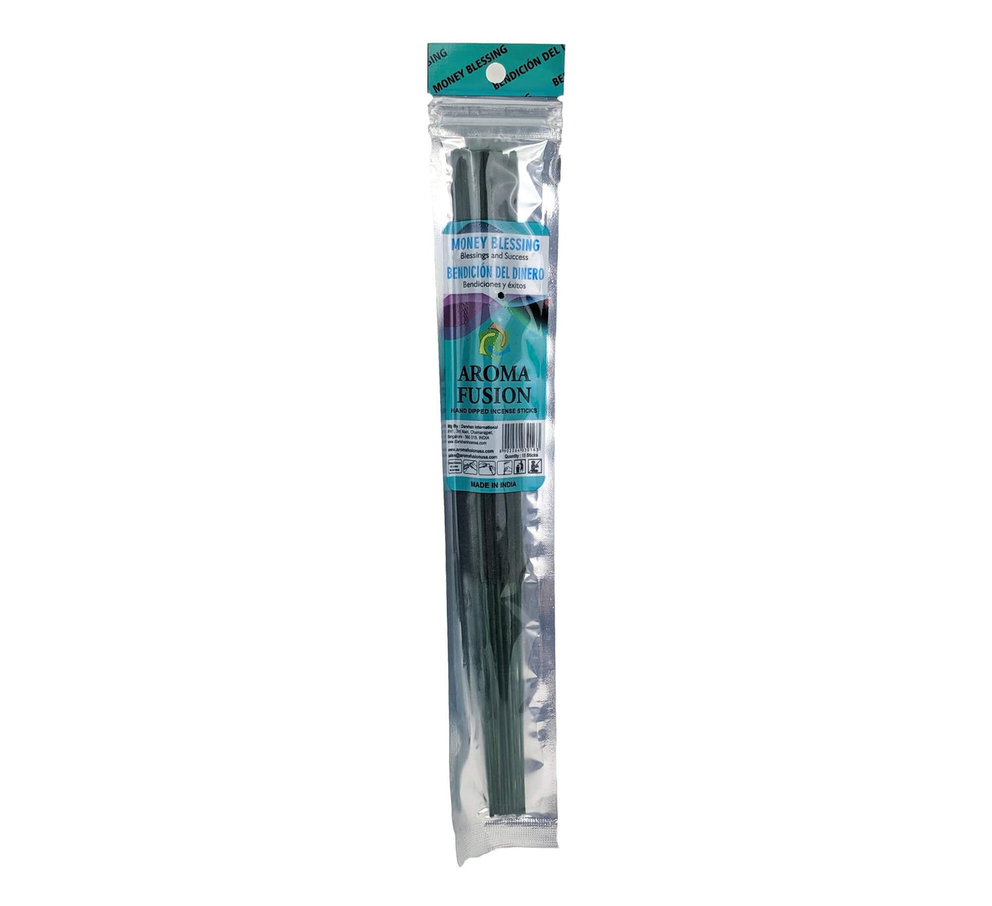 Aroma Fusion 11" Incense Sticks - Money Blessing Scent