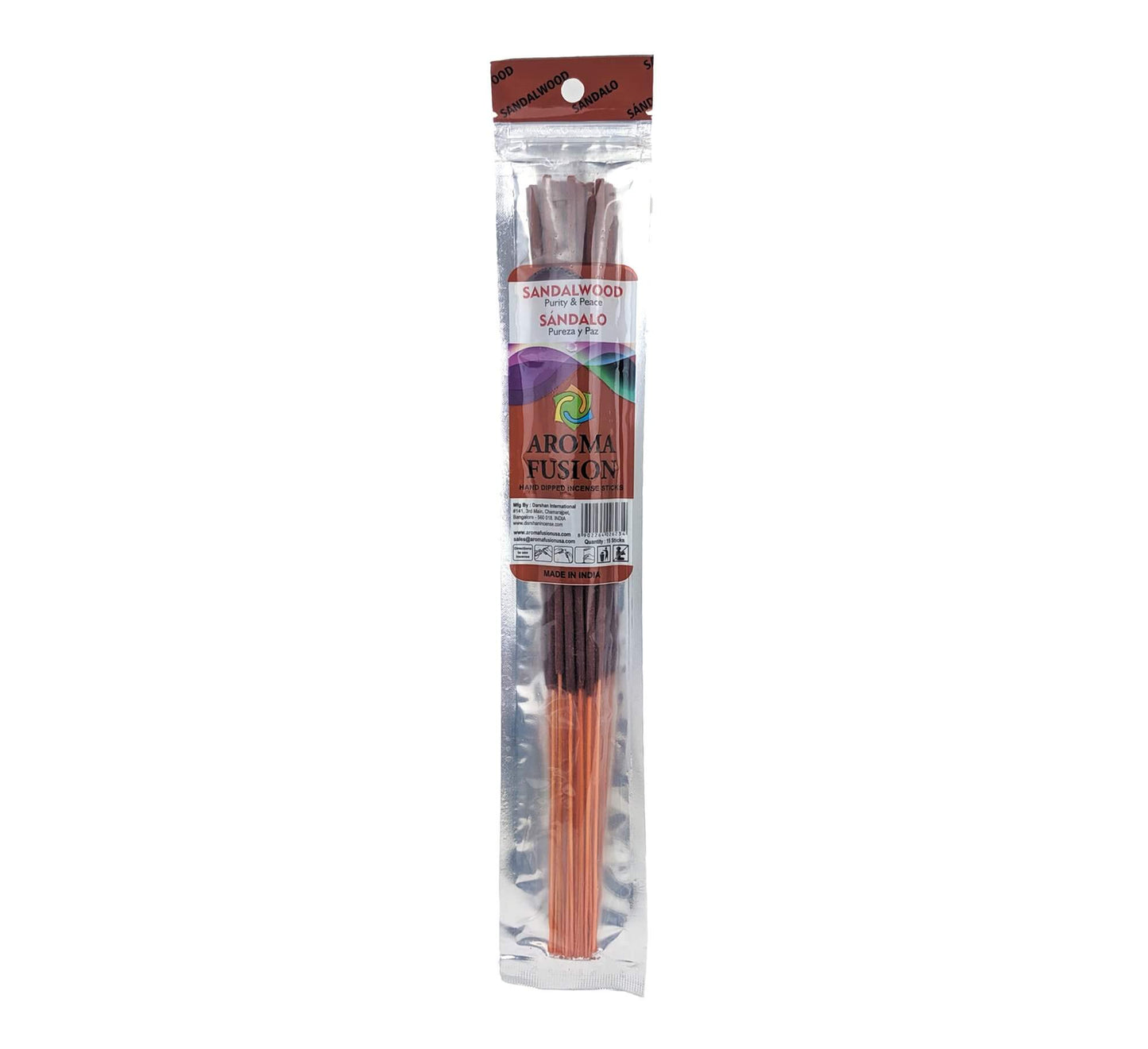 Aroma Fusion 11" Incense Sticks - Sandalwood Scent
