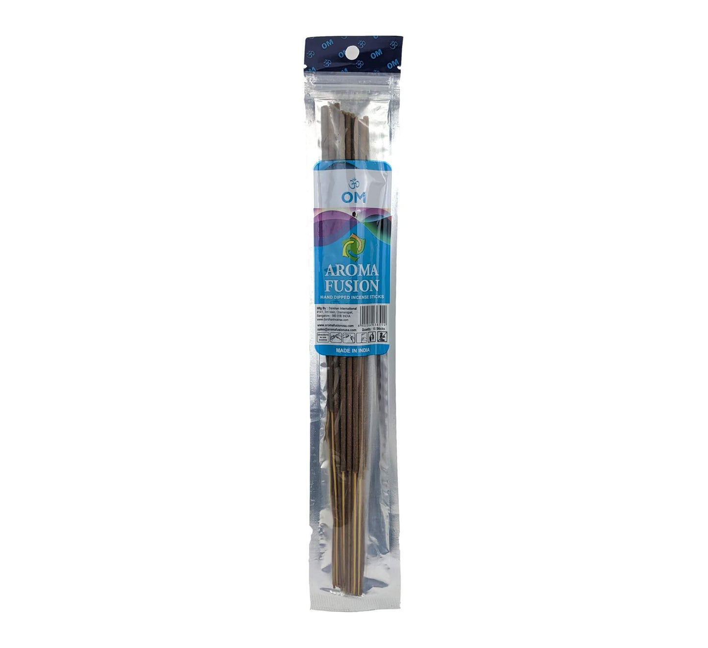 Aroma Fusion 11" Incense Sticks - OM Scent