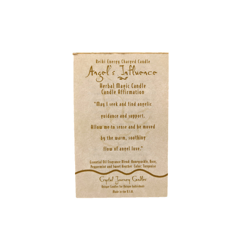 2" Reiki Charged Herbal Votive Candle, Angel's Influence Scent