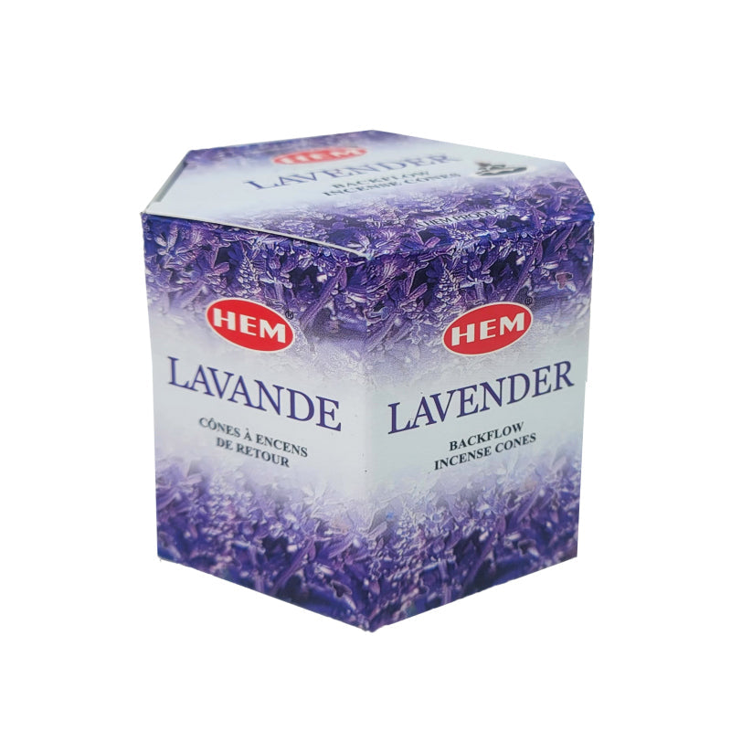 HEM Backflow Incense Cones, 40 Cone Pack, Lavender
