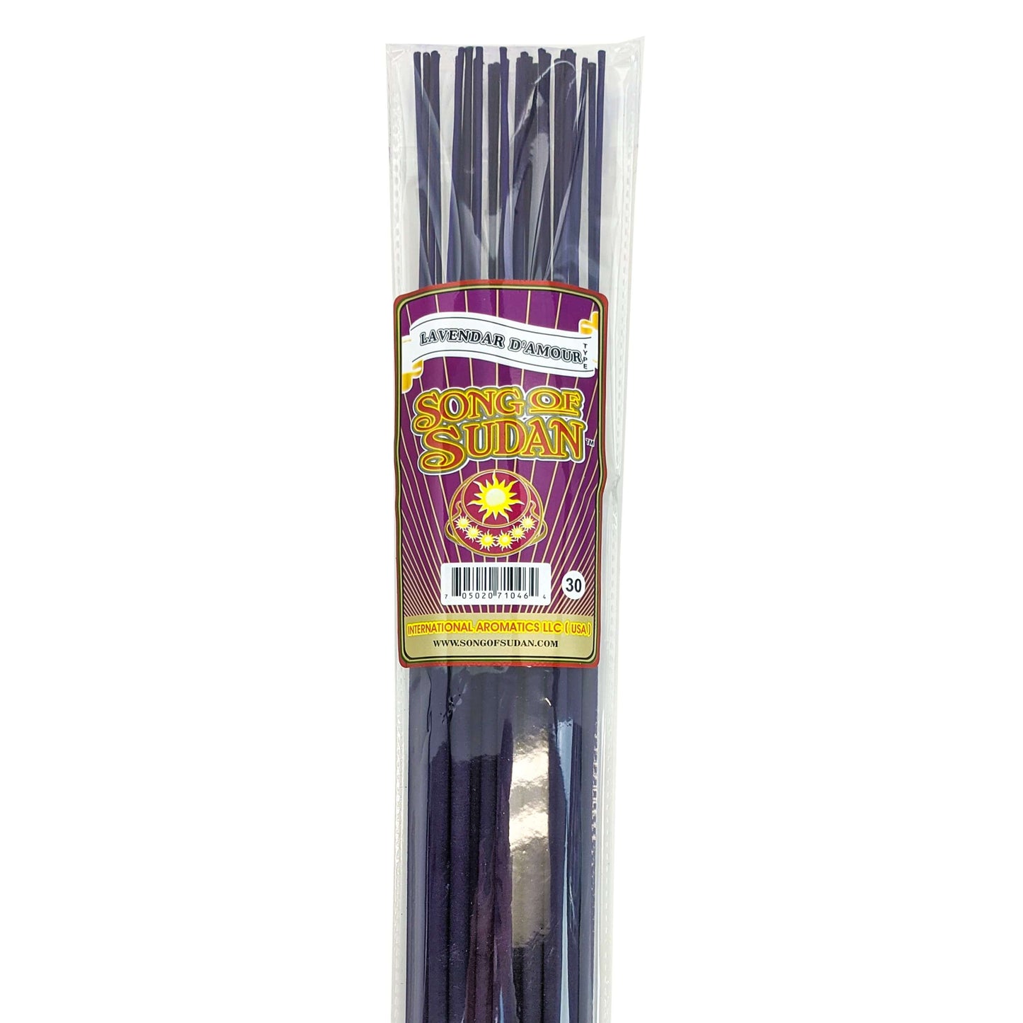Lavender D'Amour Type Scent, Song Of Sudan 19" Jumbo Incense