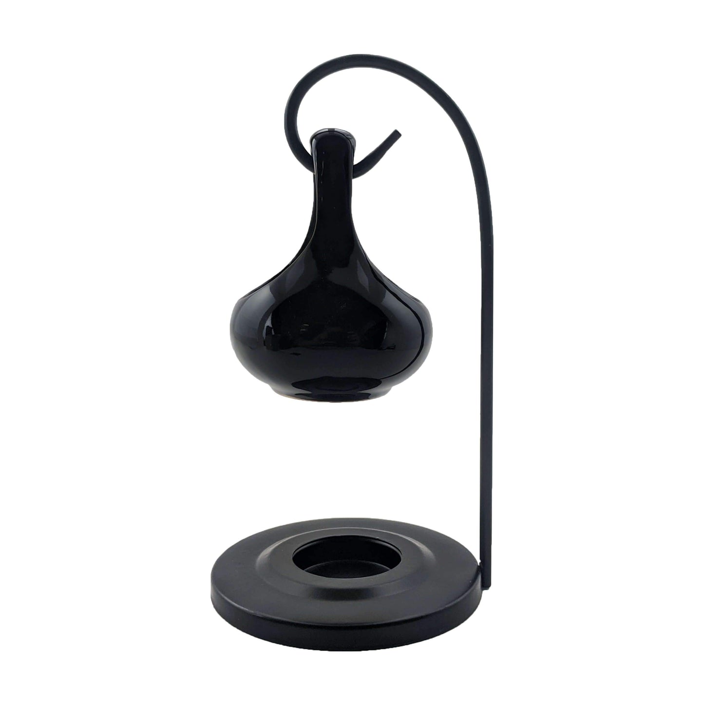 Black Tear Drop Oil Warmer