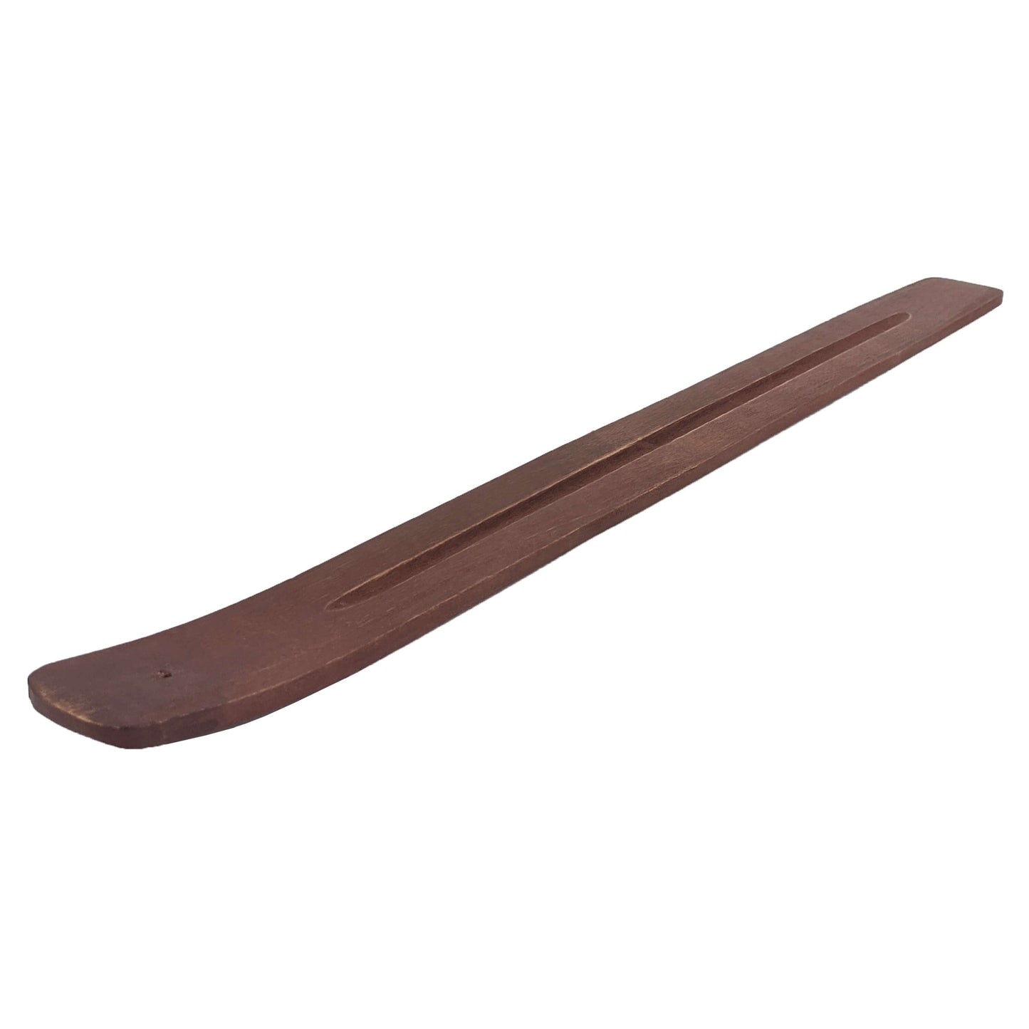 Jumbo Wood Incense Burner & Ash Catcher, Simple Design, 18"