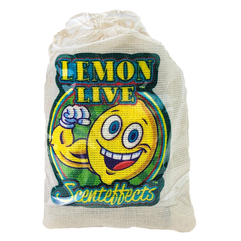 Scenteffects 3" Car Air Freshener Pouch, Lemon Live Scent