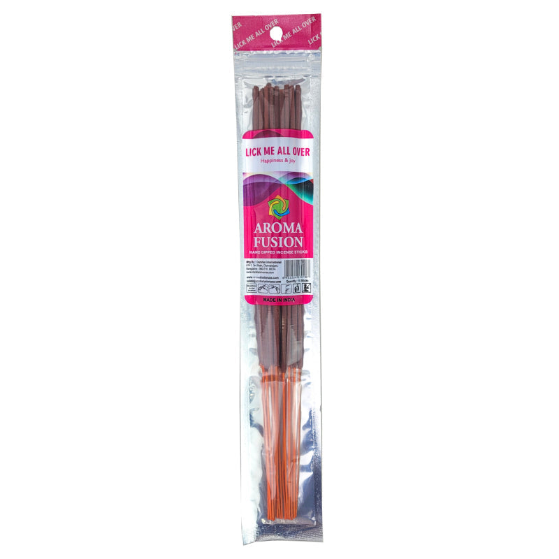 Aroma Fusion 11" Incense Sticks - Lick Me All Over Scent