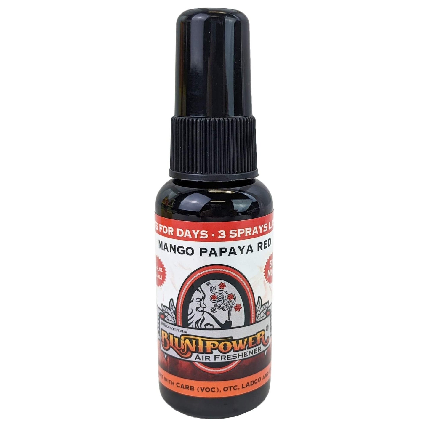 Blunt Power Spray 1.5 OZ Mango Papaya Red Scent