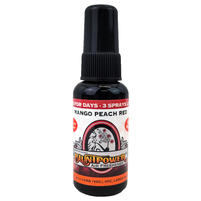Blunt Power Spray 1.5 OZ Mango Peach Red Scent
