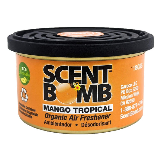 Mango Tropical Scent Bomb Organic Air Freshener Scent Can