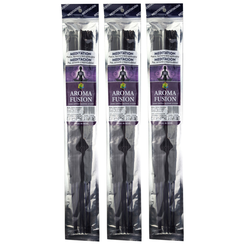 Meditation Scent Aroma Fusion 19" Jumbo Incense, 10-Stick Pack