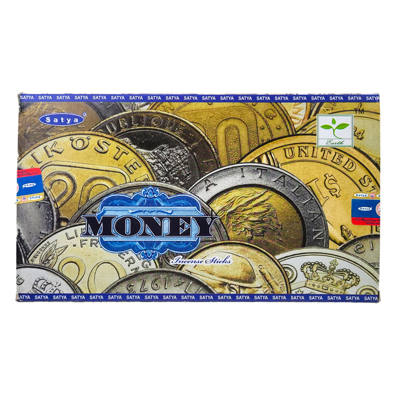 Money Incense Sticks by Satya BNG, 15g Packs