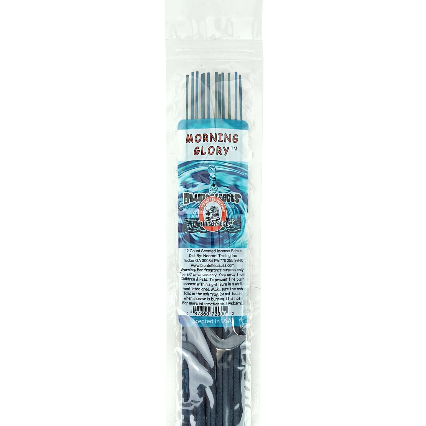 10.5" BluntEffects Incense Fragrance Wands, 12-Pack Morning Glory Scent