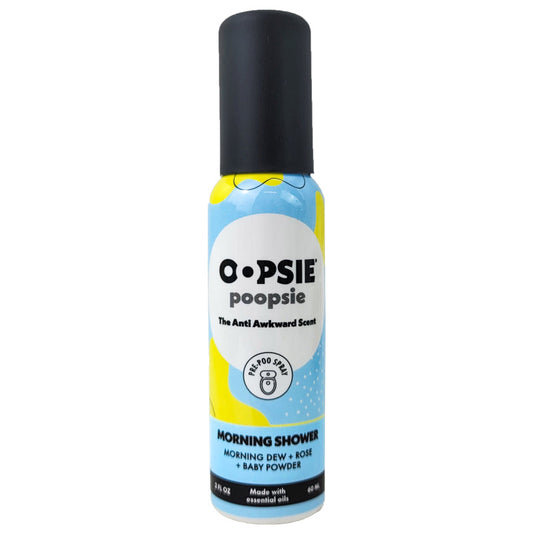 Morning Shower Scent 2oz/60ml Aromar Oopsie Poopsie Toilet Bowl Freshener Spray
