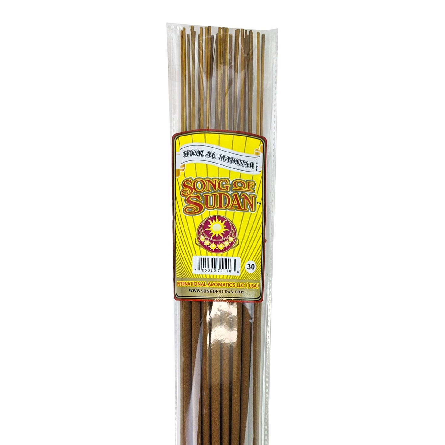 Musk Al Madinah Type Scent, Song Of Sudan 19" Jumbo Incense