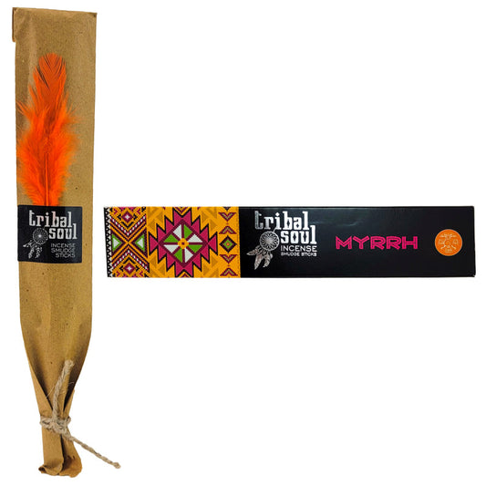 Myrrh 15g 8" Incense Pack, by Tribal Soul