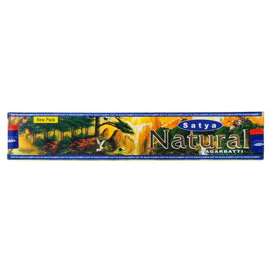 Satya NATURAL Scent Incense Sticks, 15g Pack
