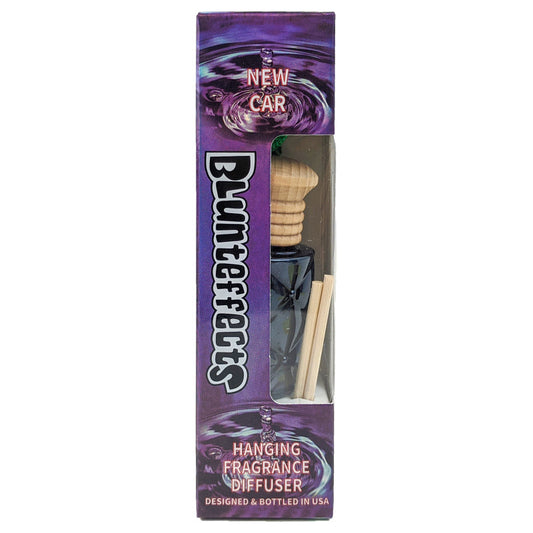 New Car Scent Blunteffects Hanging Glass Oil Diffuser, 13ml