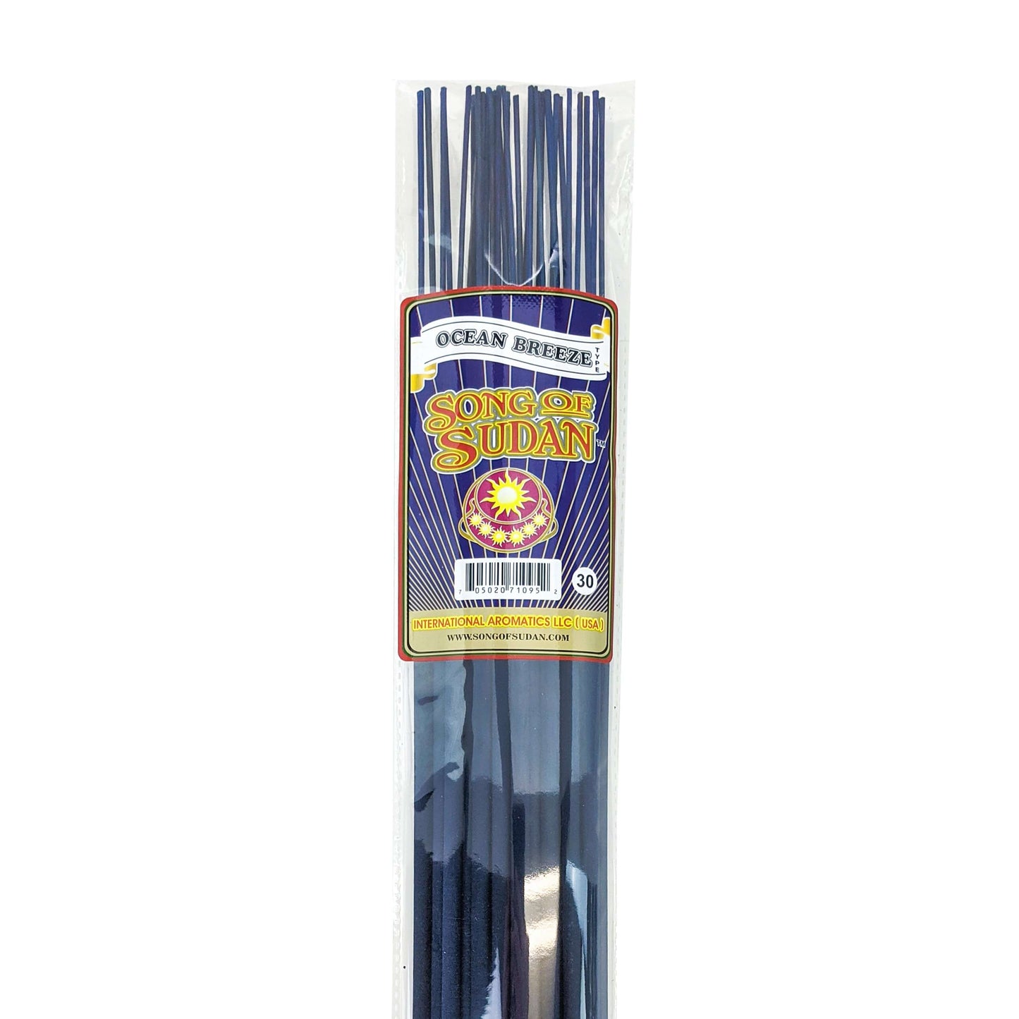 Ocean Breeze Type Scent, Song Of Sudan 19" Jumbo Incense