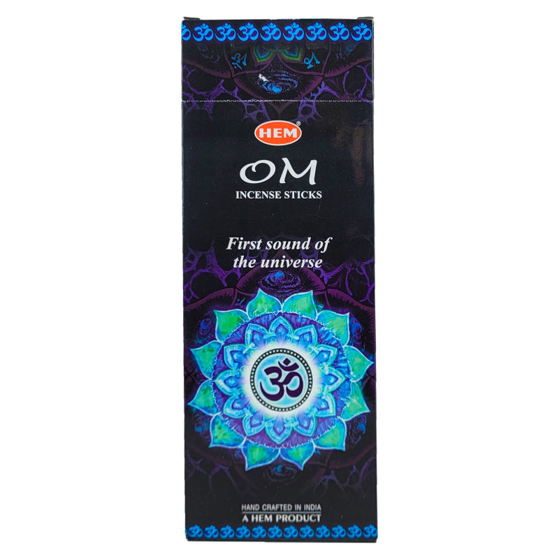 HEM Incense Sticks 20-Stick Hex Packs, OM Scent