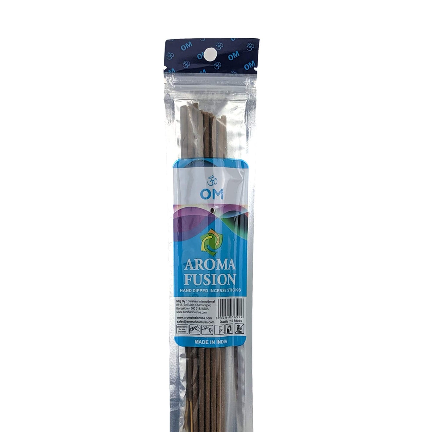 Aroma Fusion 11" Incense Sticks - OM Scent
