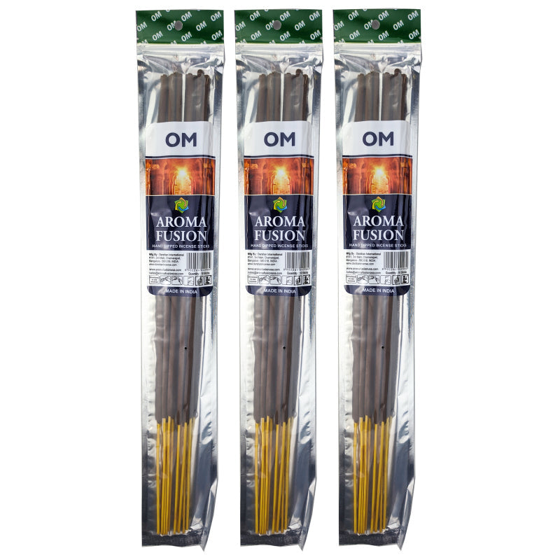OM Scent Aroma Fusion 19" Jumbo Incense, 10-Stick Pack