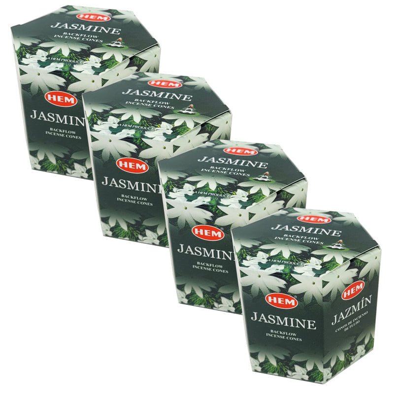 HEM Backflow Incense Cones, 40 Cone Pack, Jasmine