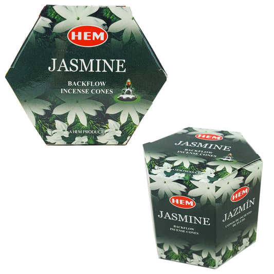 HEM Backflow Incense Cones, 40 Cone Pack, Jasmine