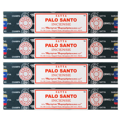 Palo Santo Incense Sticks by Satya BNG, 15g Packs