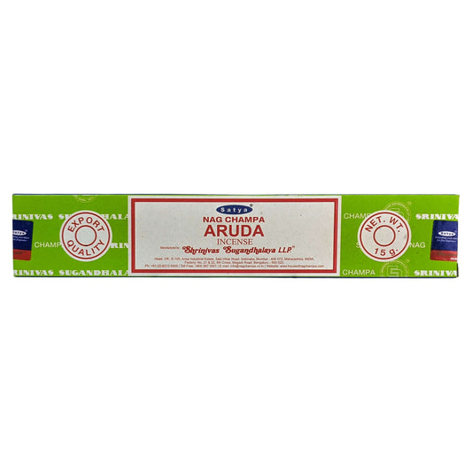 Satya Nag Champa Aruda Incense Sticks, 15g Pack