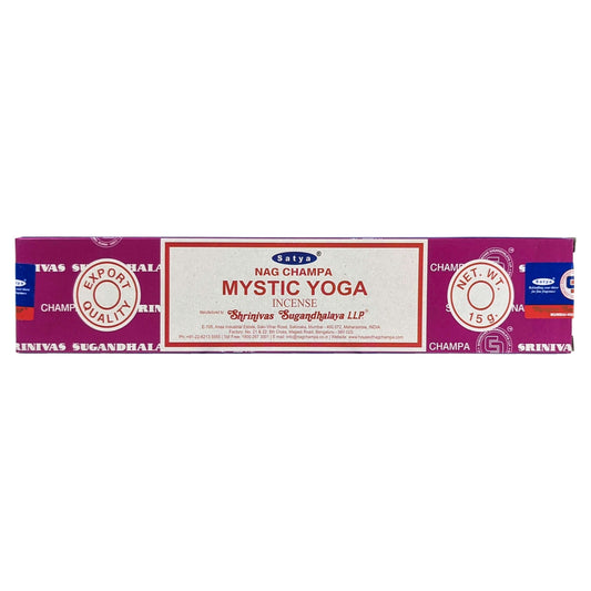 Satya Nag Champa Mystic Yoga Incense Sticks, 15g Pack
