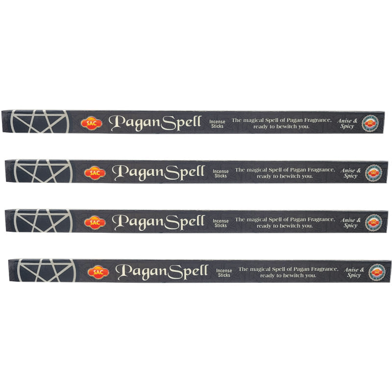 Sac Pagan Spell Incense Sticks, 8ct Square Packs
