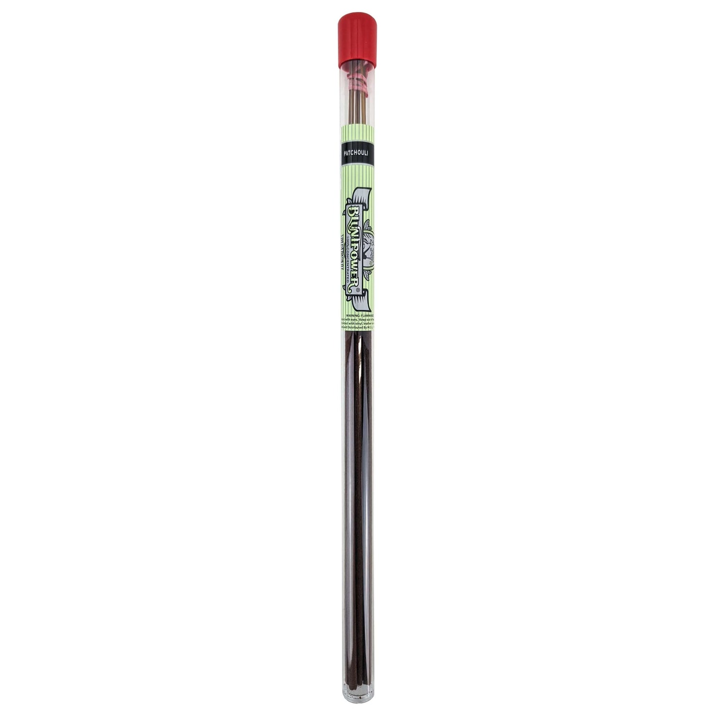 Patchouli Scent Blunt Power 17" Incense Sticks, 5-7 Sticks