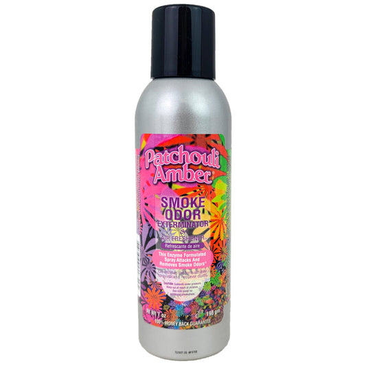 Patchouli Amber Scent 7oz Smoke Odor Exterminator Aerosol Can Spray