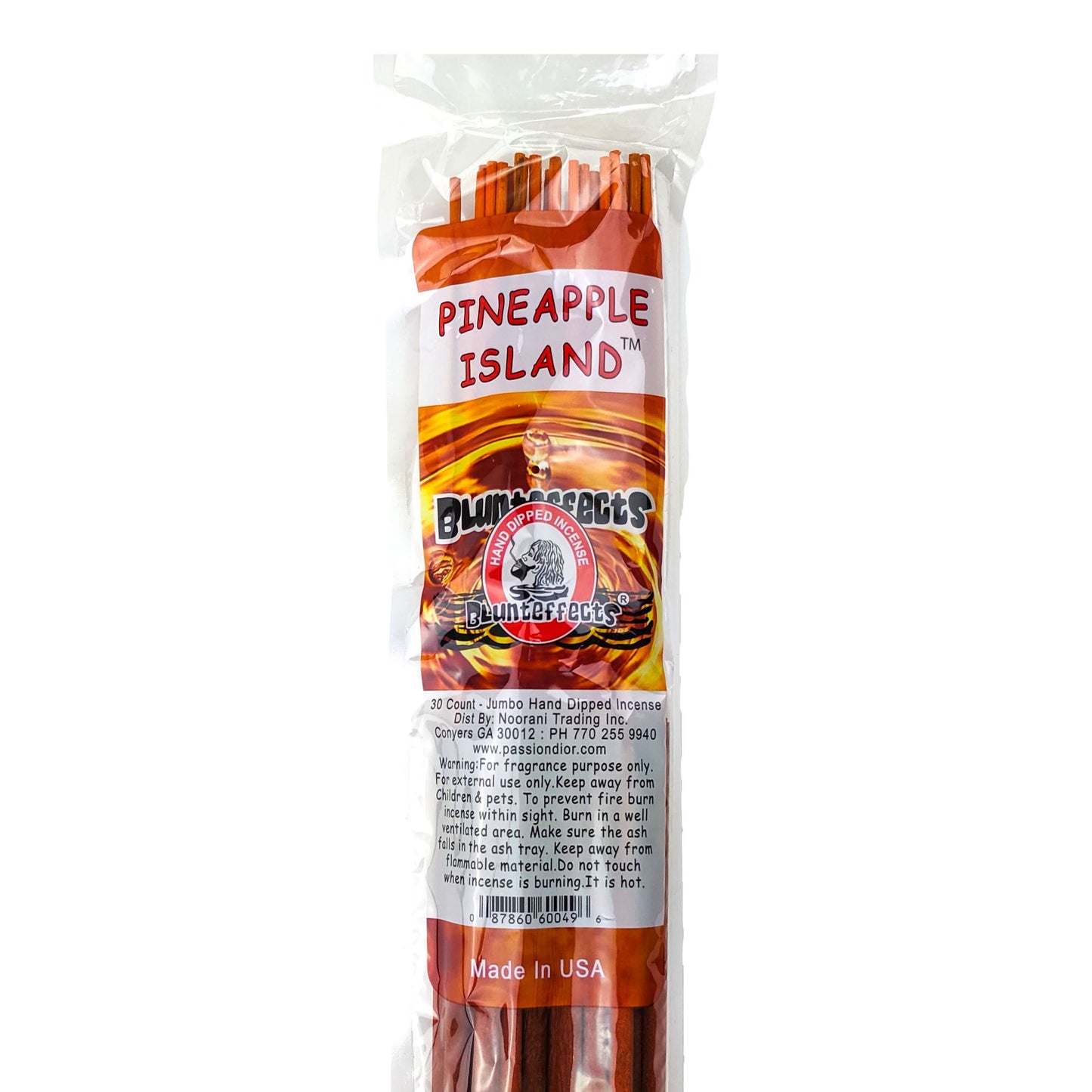 Pineapple Island Scent, 19" BluntEffects Jumbo Incense