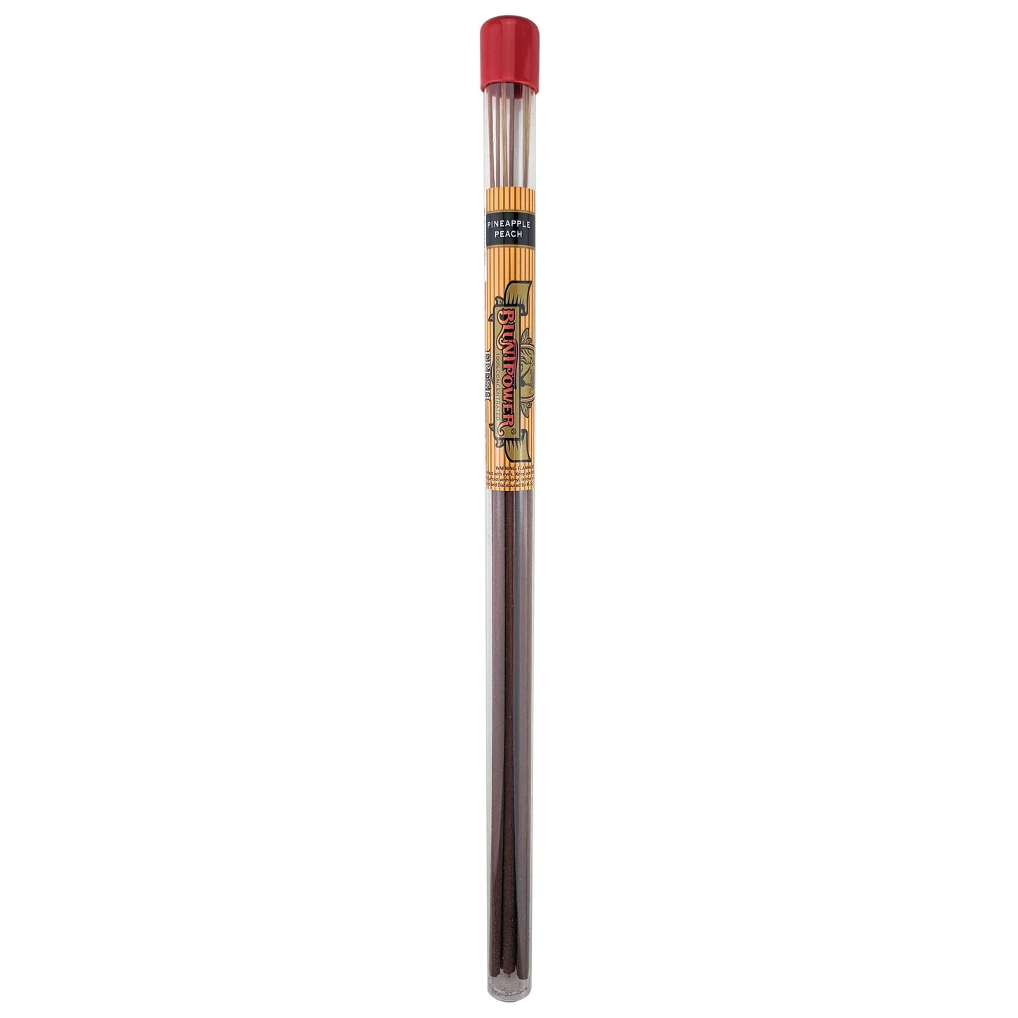 Pineapple Peach Scent Blunt Power 17" Incense Sticks, 5-7 Sticks