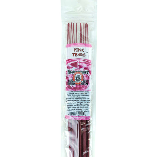 10.5" BluntEffects Incense Fragrance Wands, 12-Pack Pink Tears Scent
