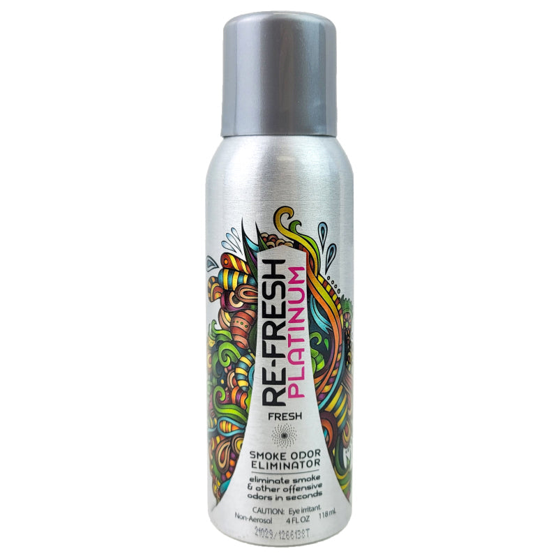 Platinum Fresh Re-Fresh Smoke Odor Eliminator Can Spray, 4oz