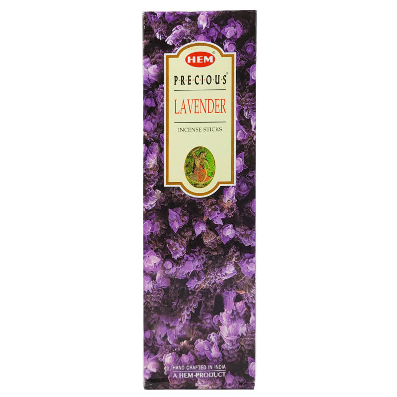 8-Stick HEM Incense Sticks Square Packs, Precious Lavender