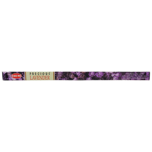 8-Stick HEM Incense Sticks Square Packs, Precious Lavender