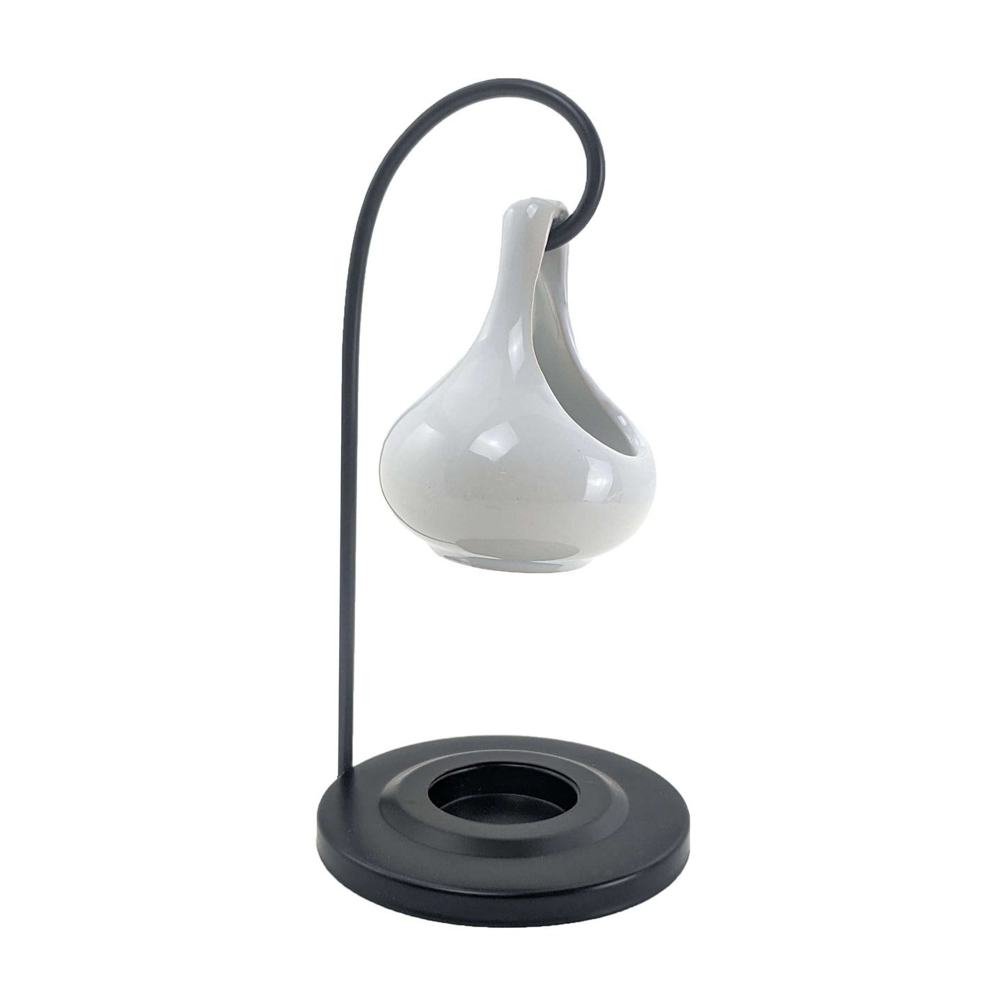 White Tear Drop Oil Warmer